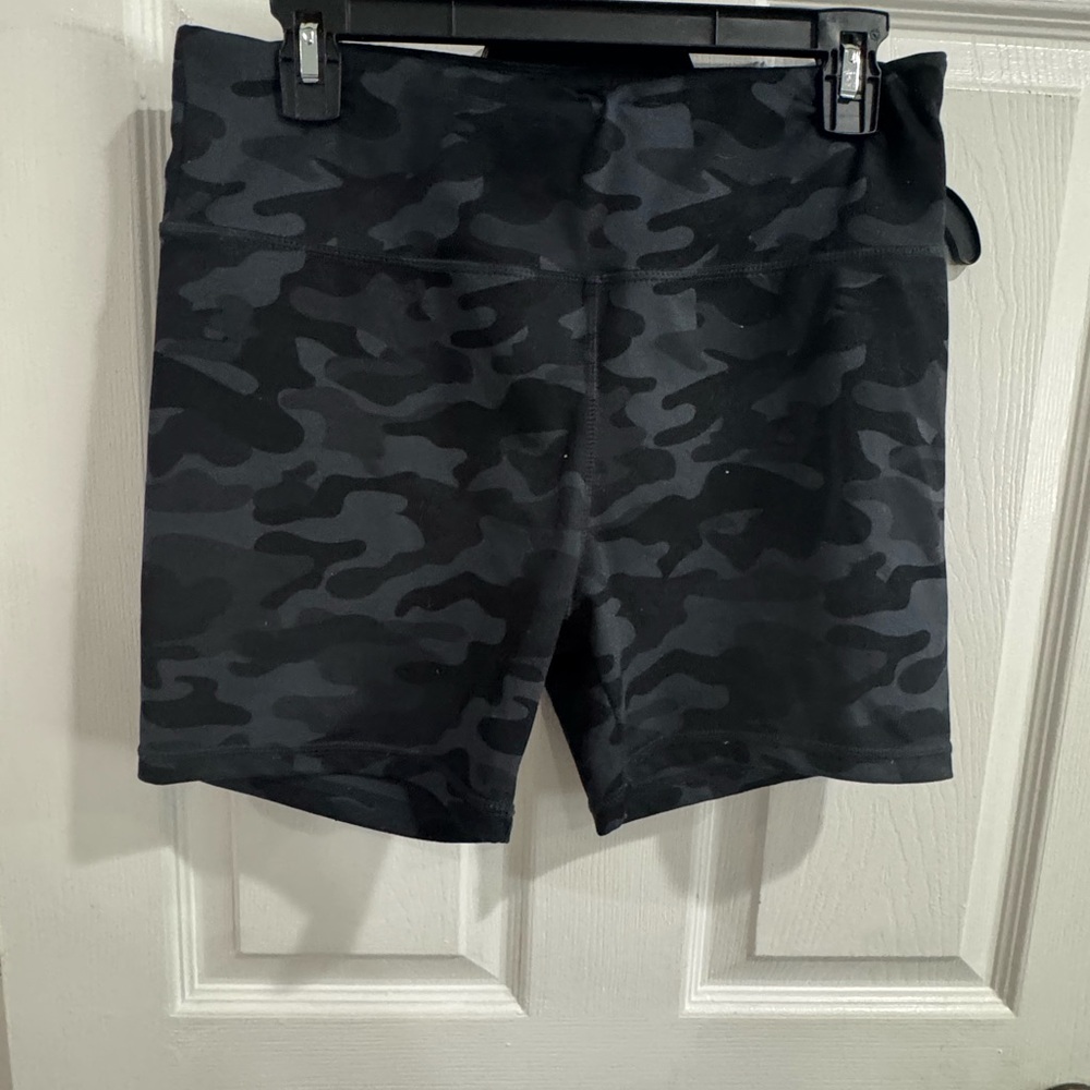 Jockey Black Camo Biker Shorts Size L
